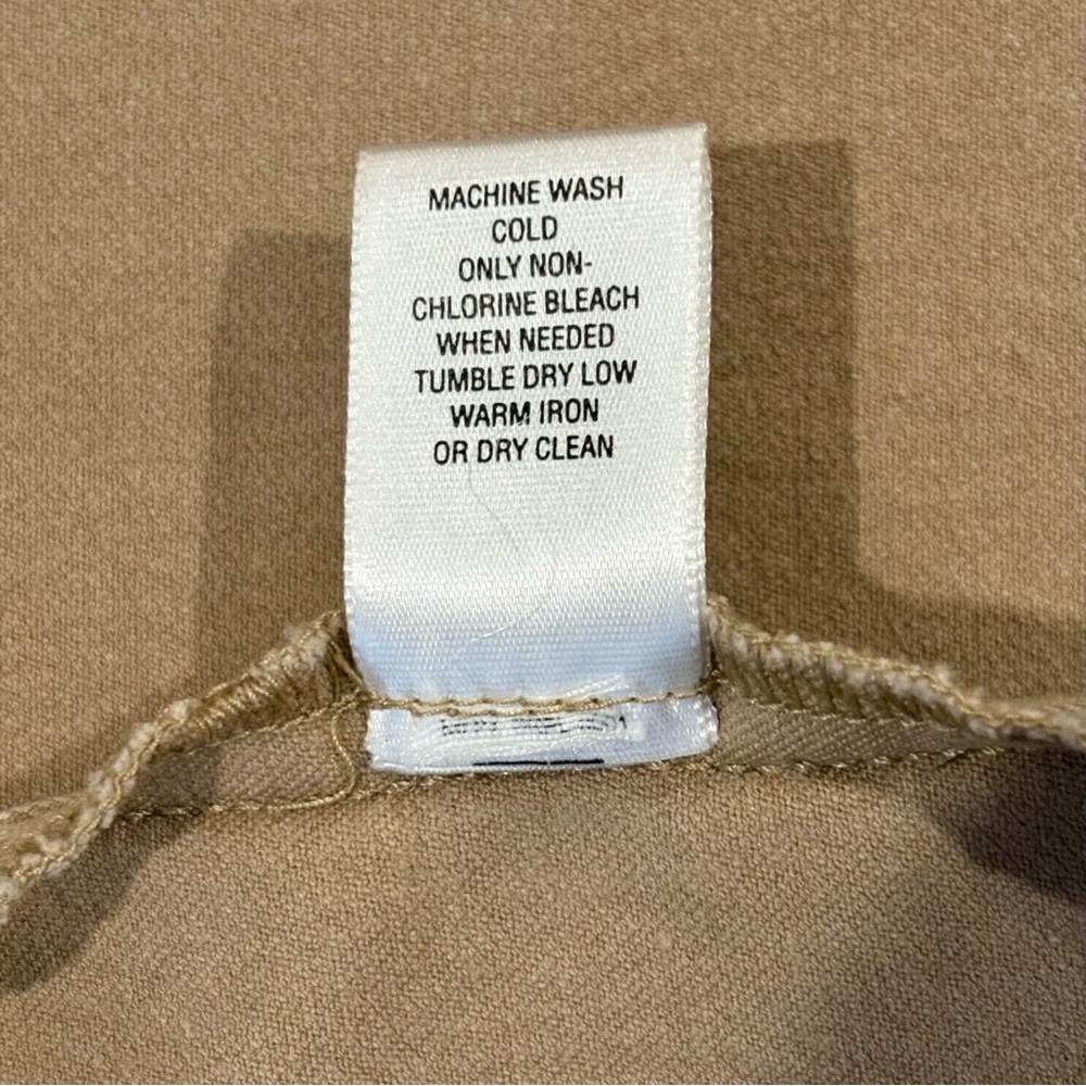 Banana Republic Size 4 Cotton Pencil Skirt, Tan Khaki above knee career - Picture 12 of 12